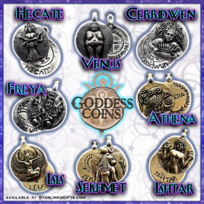 New Goddess Coin Pendants