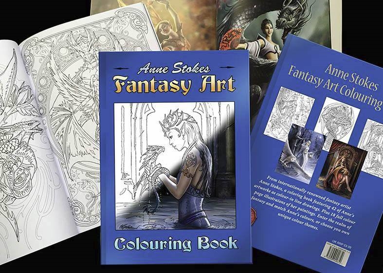 Anne Stokes Fantasy Art COLORING BOOK