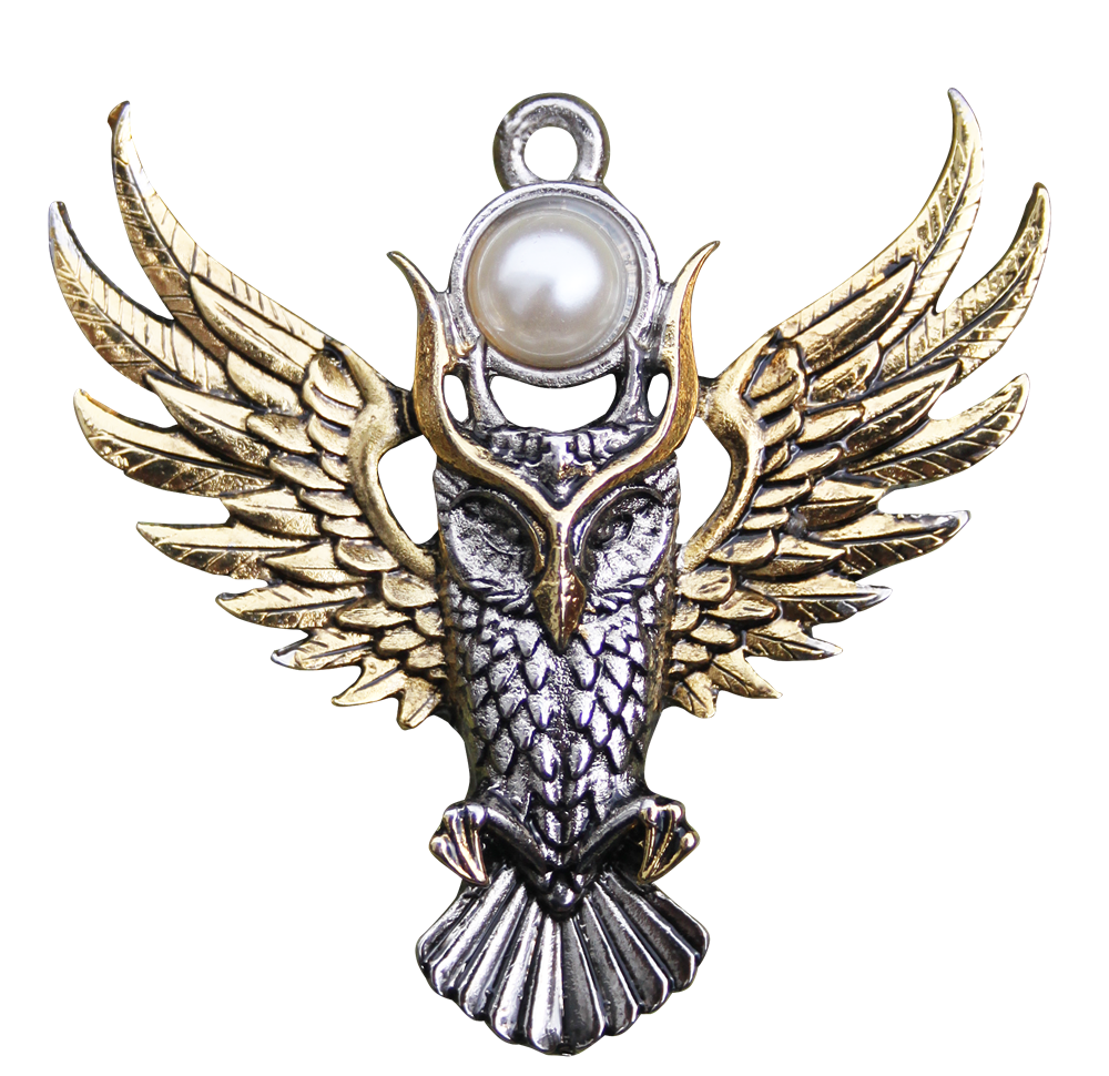 Owl of Athena For Magickal Wisdom PENDANT by Briar