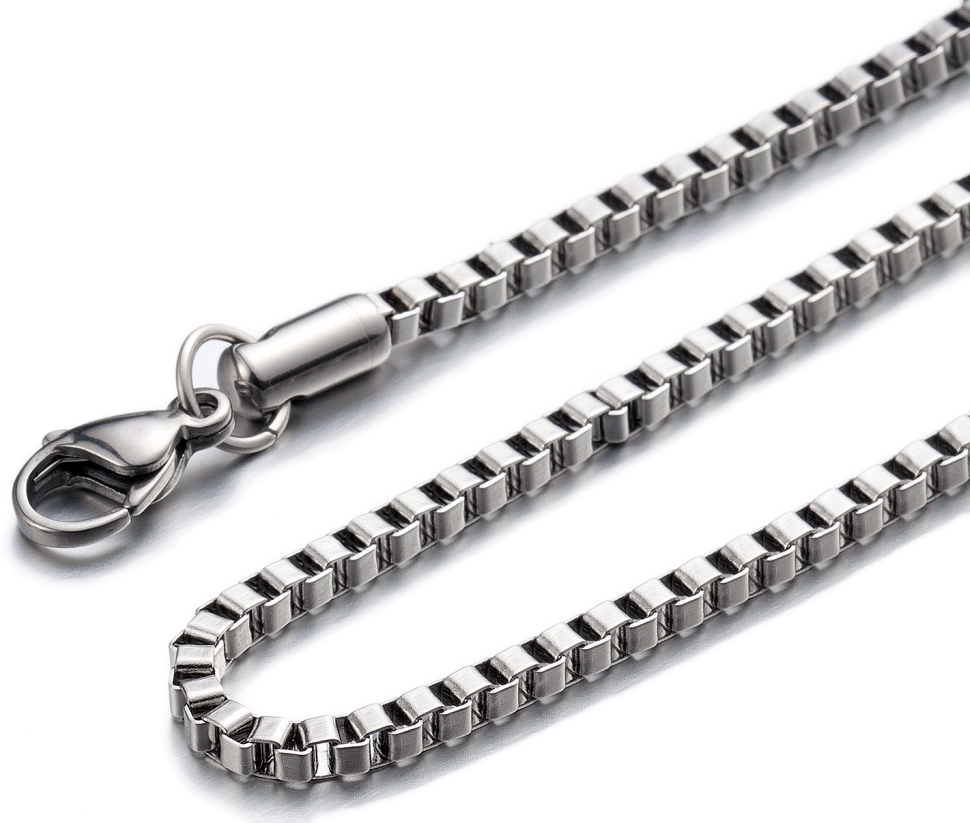 20'' Stainless Steel 2mm Box Chain