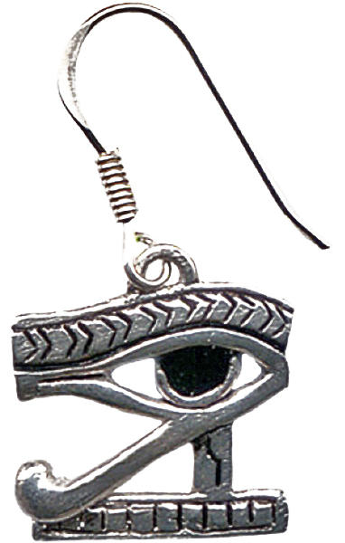 ''Eye of Horus EARRINGS for Health, Strength, and Protection''