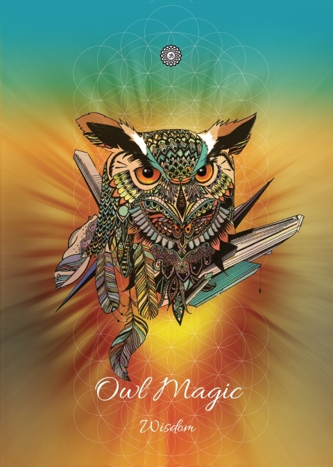 Owl Magic Card for Wisdom