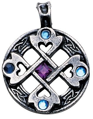 Celtic Cross Heart PENDANT for True & Happy Friendship