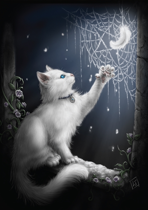 Snow Kitten Card - 6 pack