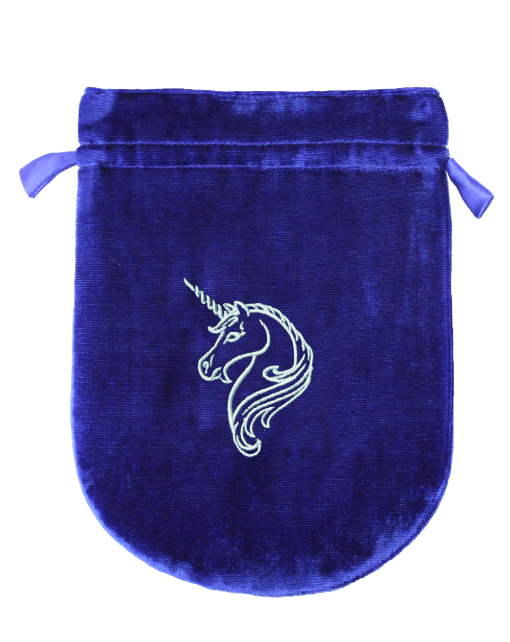 Blue Velvet UNICORN Tarot Bag