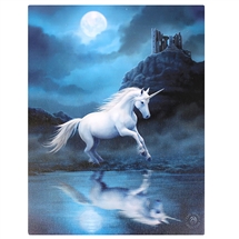 Moonlight UNICORN Canvas Print By Anne Stokes