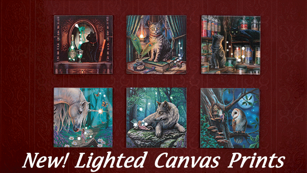New Lighted Canvases from Lisa Parker