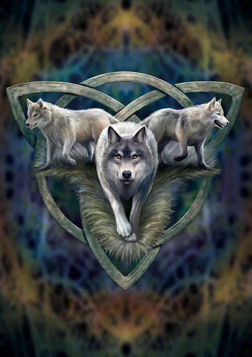 Wolf Trio CARD - 6 Pack