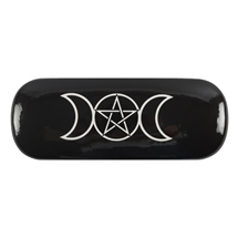 Triple Moon Goddess Eye GLASS Case