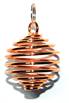 COPPER Round Treasure Spiral 12 pieces