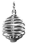 Silver Round Treasure SPIRAL 12 pieces